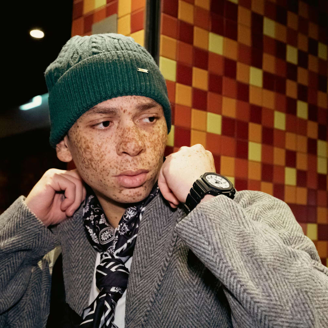 Orologio Uomo Casio G-SHOCK Nero Bianco GA-2100WD-1AER