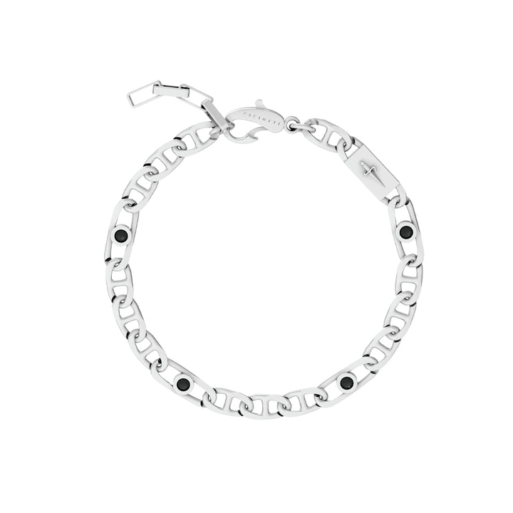 Bracciale Uomo Cesare Paciotti Argento Catena Groumtte Spinelli JPBR5079B