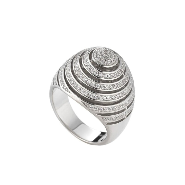 Anello Tsars Collection in argento 925 con zirconi