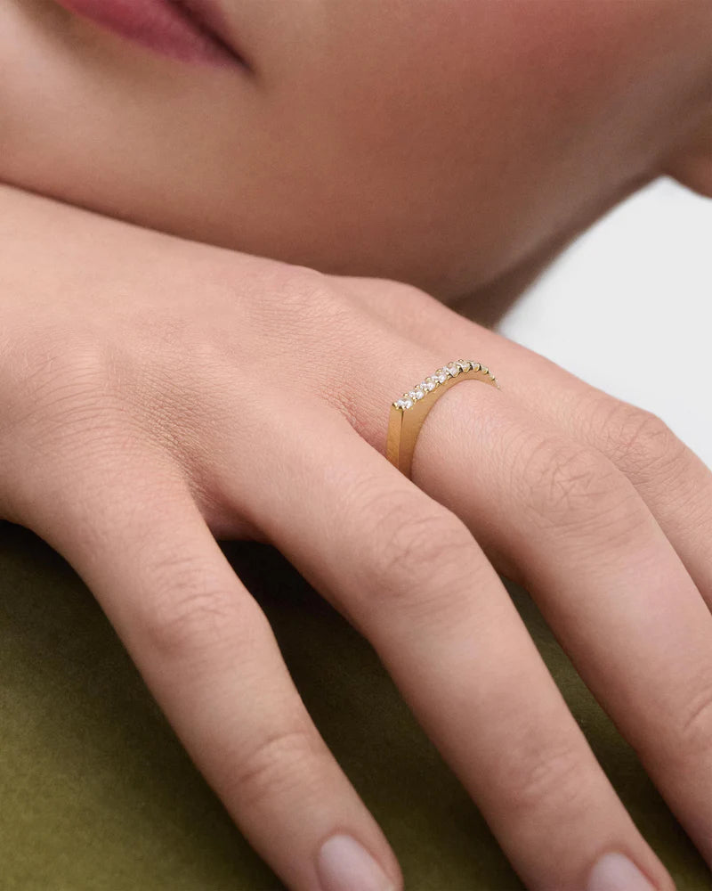 Anello Donna PDP Argento 925 Oro Zirconi AN01-E90-12