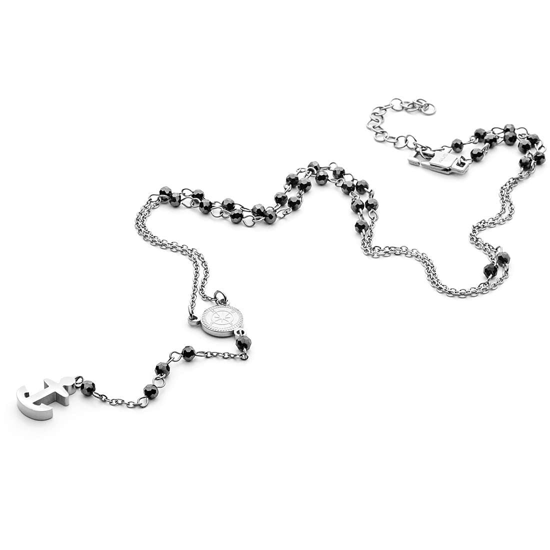 Collana Uomo 4US Cesare Paciotti Acciaio Pendente Ancora 4UCL4465