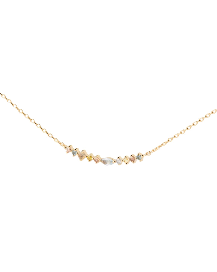 Collana Donna PDPaola Argento 925 Dorato Riviera Zirconi Colorati CO01-951-U