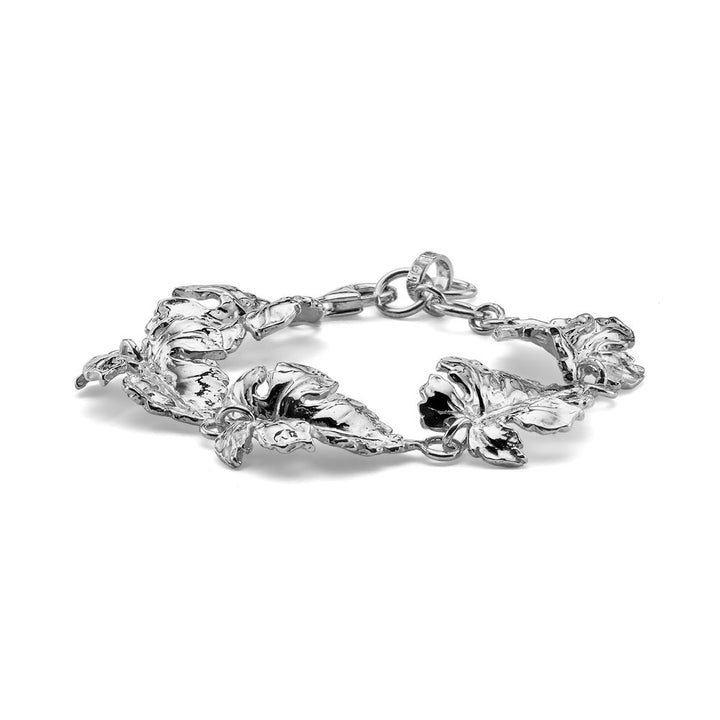 Bracciale Donna Maria Cristina Sterling Argento 925 Foglie Lucide G3480
