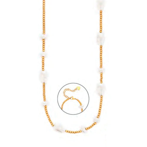 Collana Donna 4US Cesare Paciotti Acciaio Perle Biglie 4UCL8069W