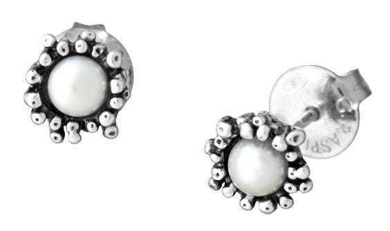 Orecchini Donna Giovanni Raspini Argento 925 Anemone Mini Perla Fiume 11819