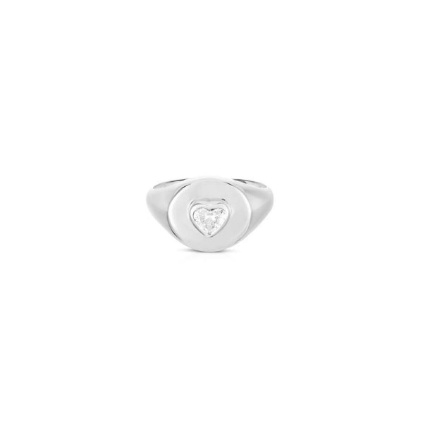 Anello Donna Liu Jo Acciaio Solitario Punto Luce Zircone Cuore LJ2493M10