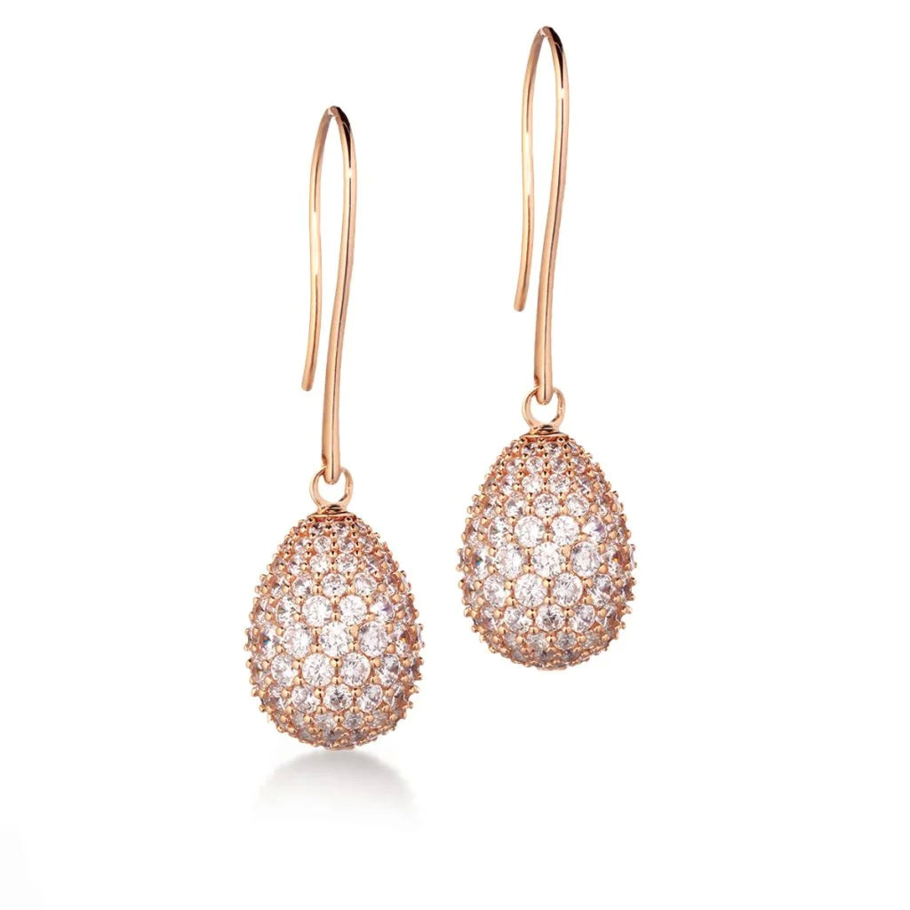 Orecchini Tsars in Argento Zirconi –9Nine Ladies` Earrings – 9E01R