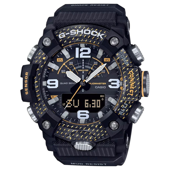 Orologio Uomo Casio G-SHOCK Mudmaster Nero Giallo Emergenza GG-B100Y-1AER