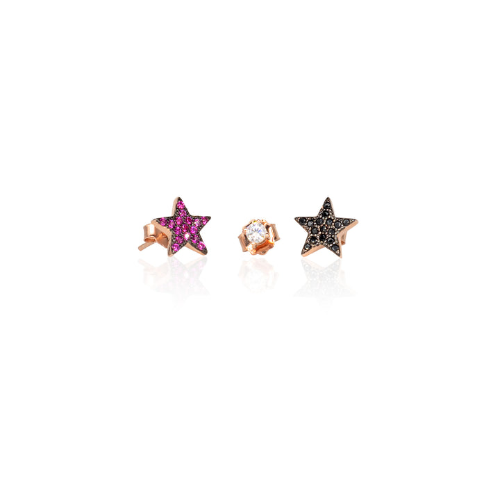 Orecchini Donna Re Mida Argento 925 Set A Tre O032