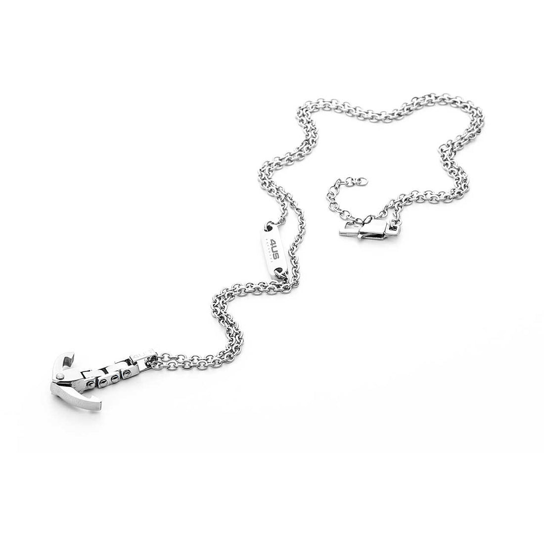 Collana Uomo 4US Cesare Paciotti Acciaio Liscio Ancora Lucida 4UCL4978