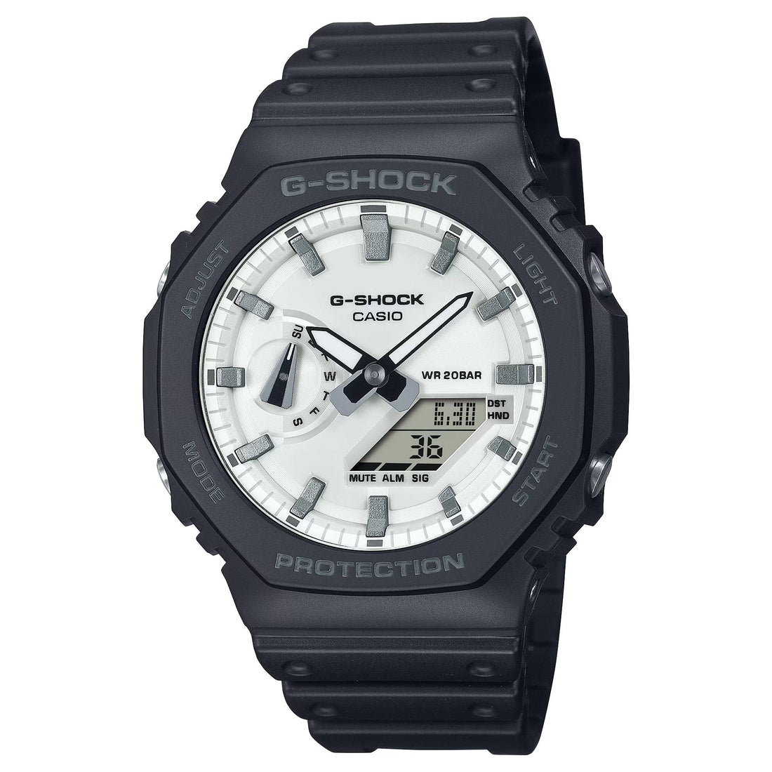 Orologio Uomo Casio G-SHOCK Nero Bianco GA-2100WD-1AER
