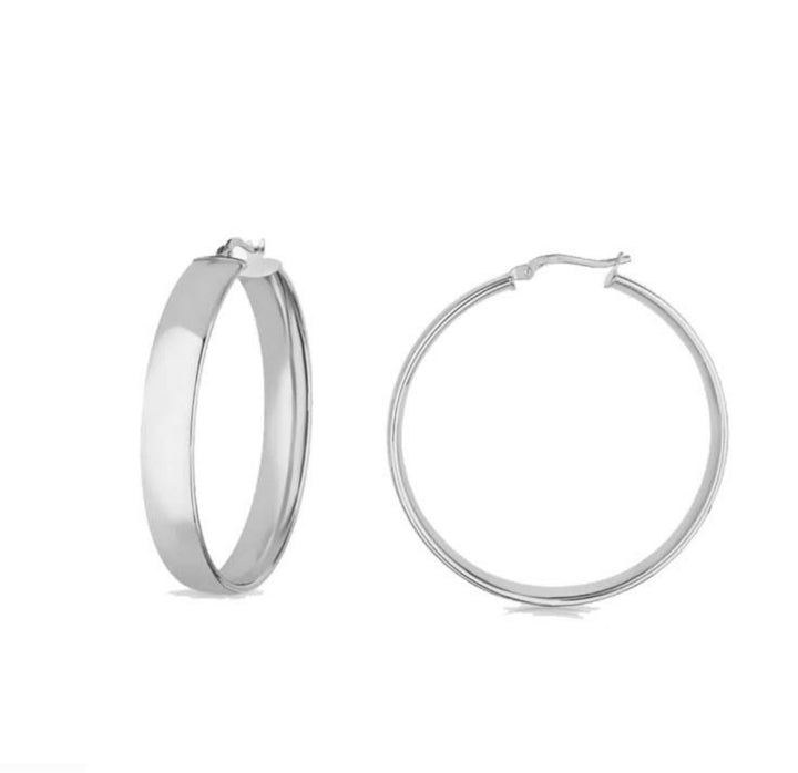 Orecchini Donna Liu Jo Cerchi  Acciaio Bianco LJ2382