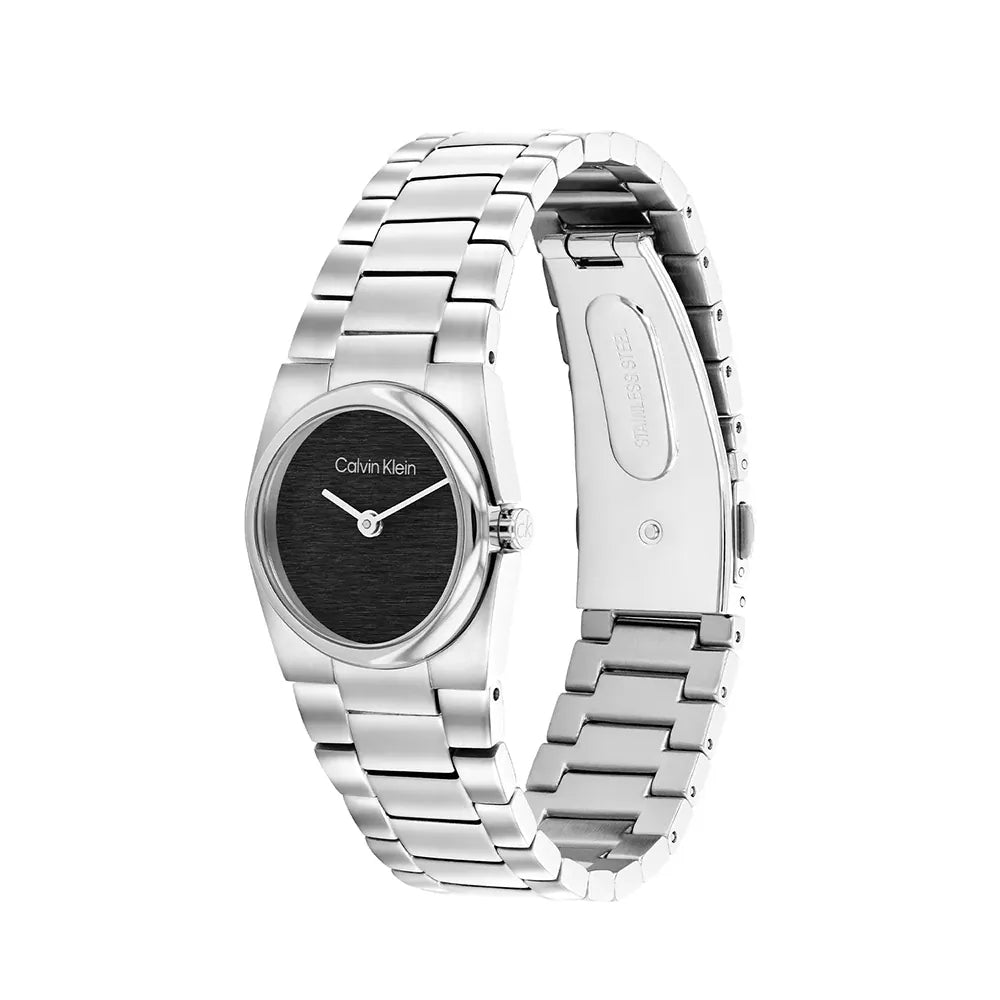 Orologio Donna Acciaio Calvin Klein Quarzo Solo Tempo  Lucido 25100121