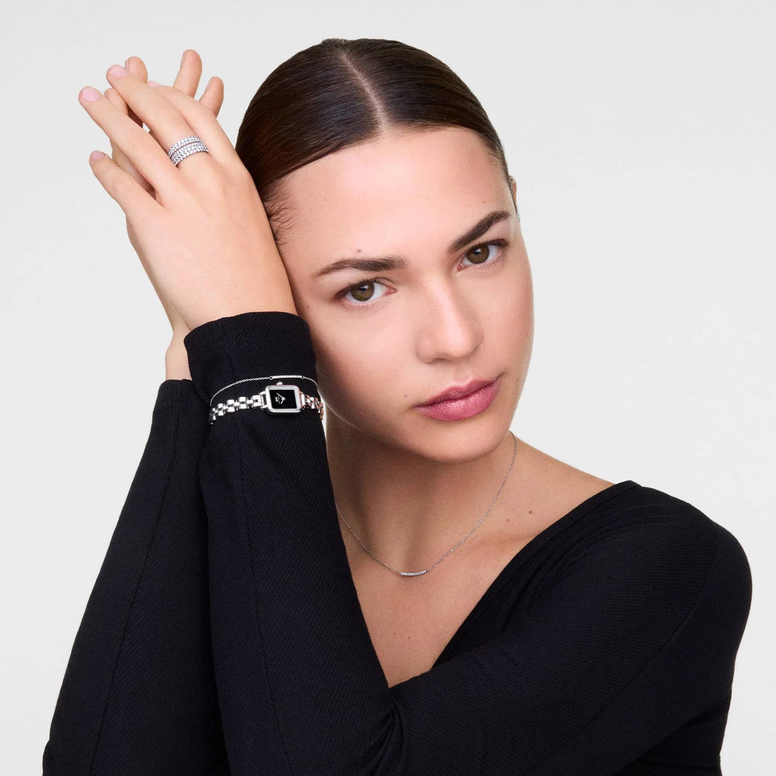 Orologio Donna Daniel Wellington Quadro Mini Acciaio Nero DW00100845