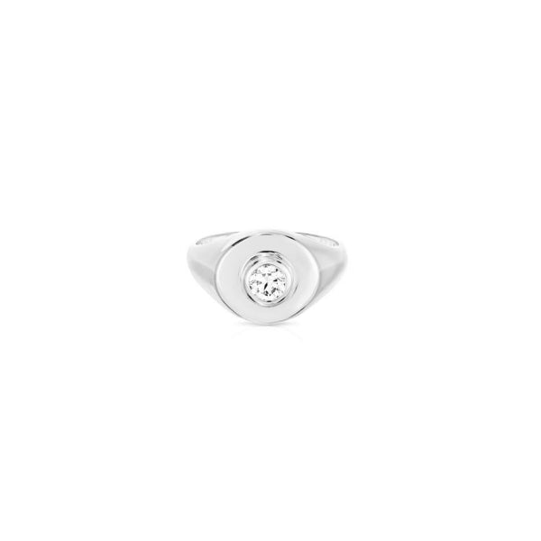 Anello Donna Liu Jo Acciaio Solitario Punto Luce Zircone Tondo LJ2495M14