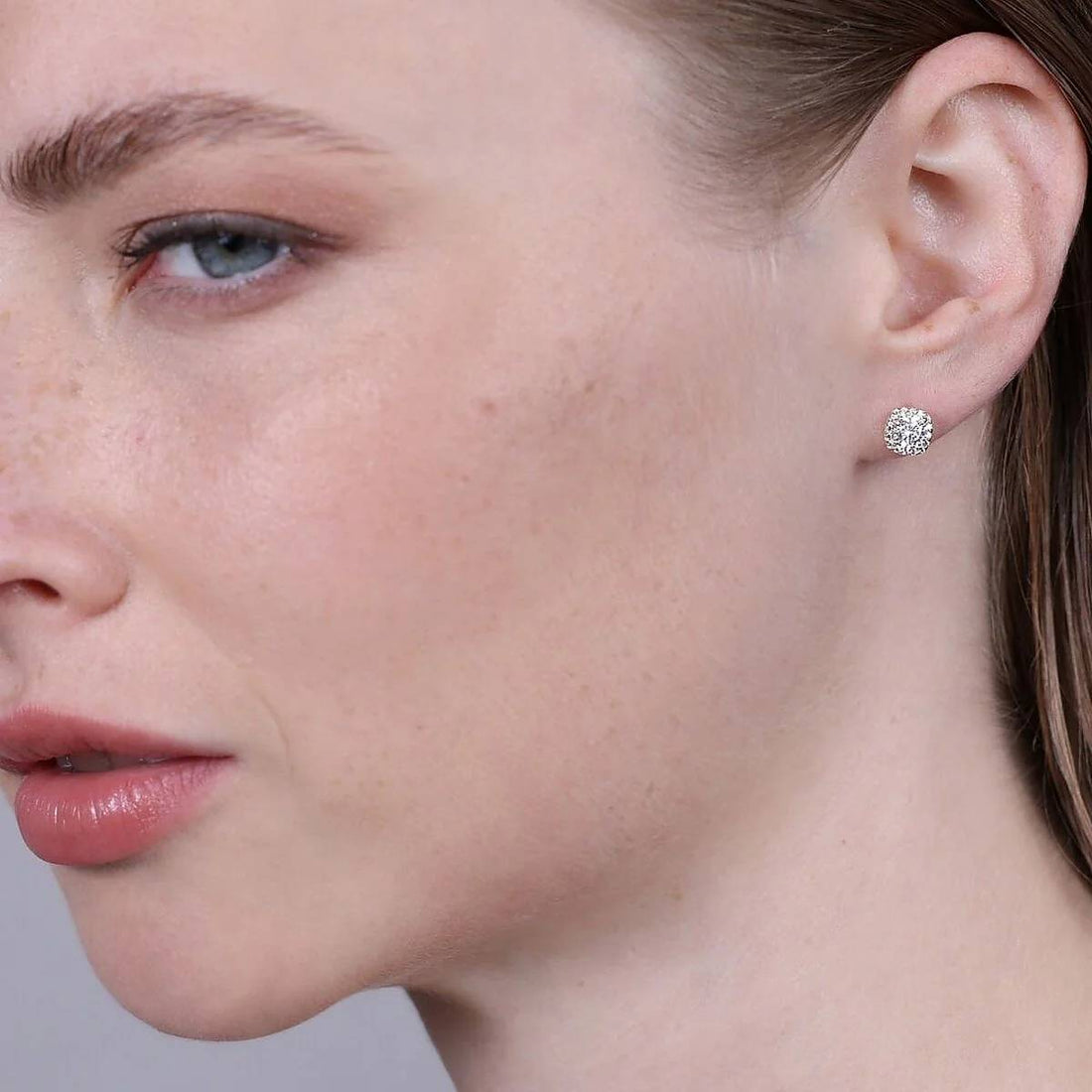 Orecchini Donna Bambina Milor Gold 9 KT Punto Luce Multipietra WSGD90296.YG