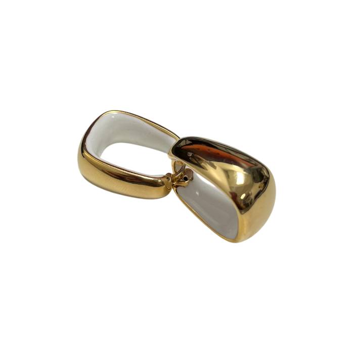 Orecchini Donna Le Gioie di Mavi Argento Smalto Bianco ORE33BIG