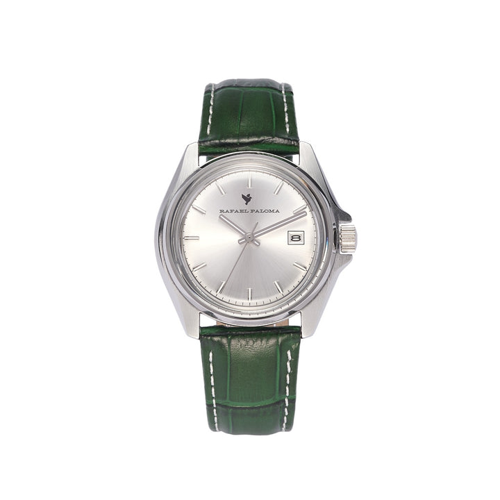 Orologio Uomo Rafael Paloma Acciaio Pelle Argentè Data ORP0090013