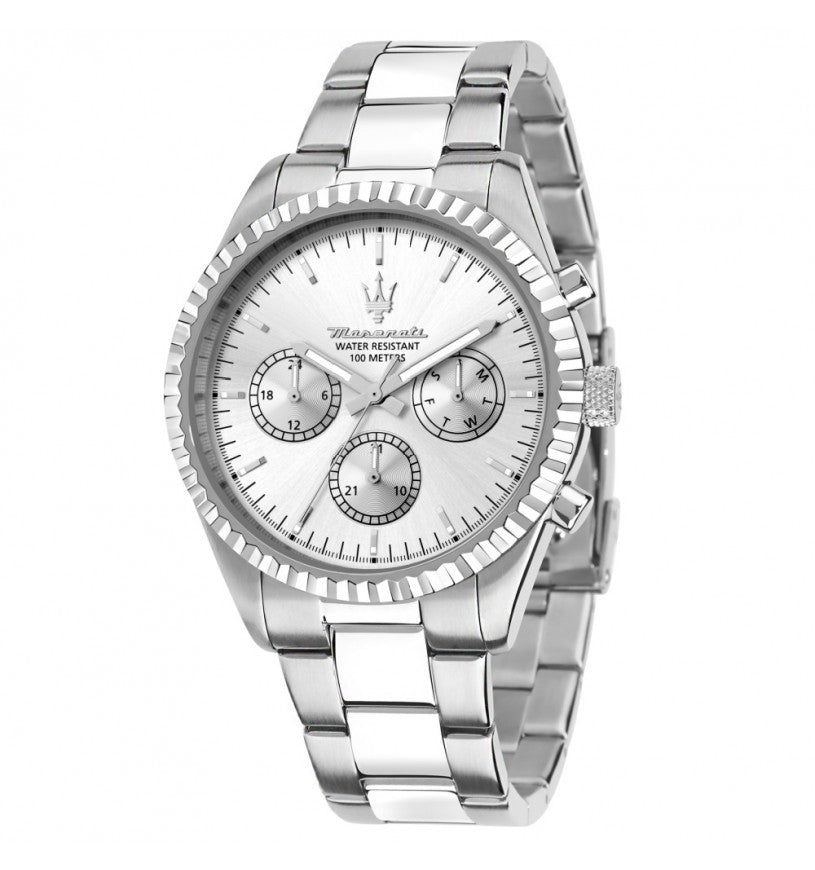 Orologio Uomo Maserati Multifunzione Quarzo Acciaio Nero R8853100041