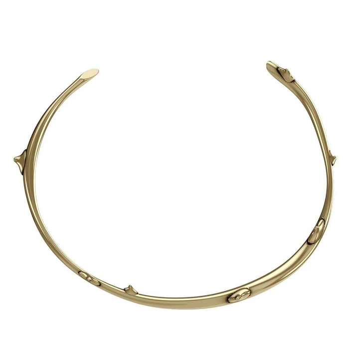 Collana Unisex John Richmond Girocollo Spine Bronzo Dorato JRTN01BY