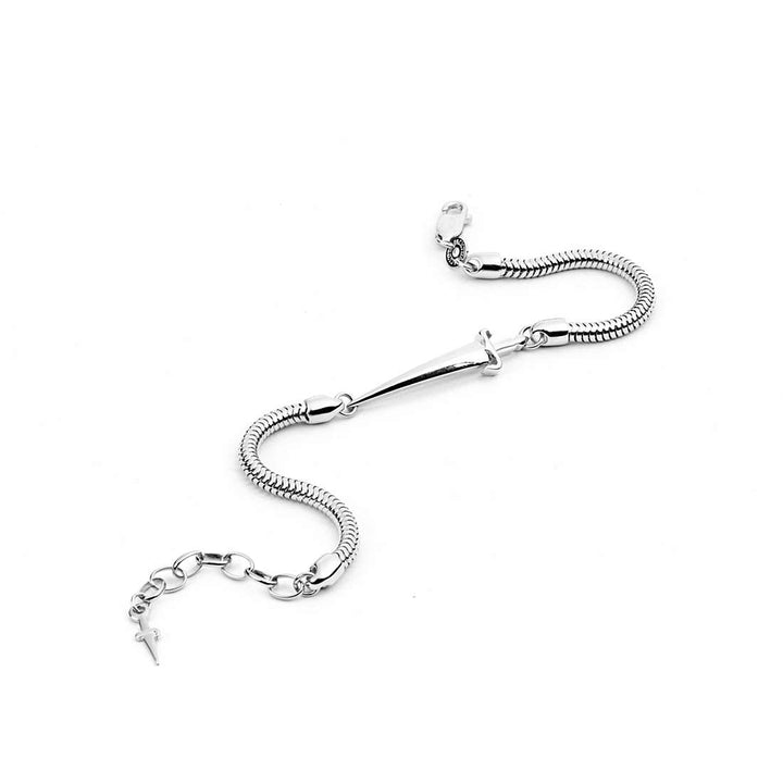 Bracciale Uomo Cesare Paciotti Argento Lucido Snake Bombato JPBR2231B