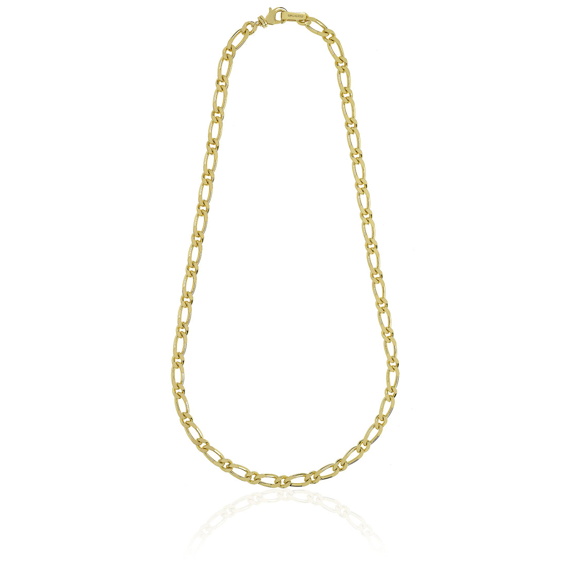 Collana Uomo Unoaerre Acciaio dorato  Maglia Grumetta e figaro 560846