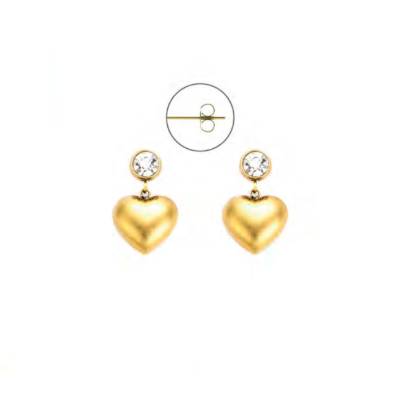 Orecchini Donna 4US Cesare Paciotti Acciaio Cuore 4UOR8093W