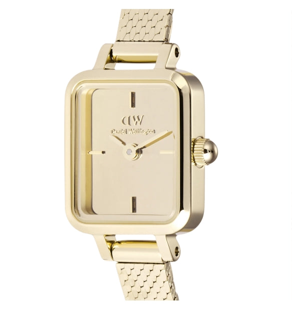 Orologio Donna Daniel Wellington Quadro Mini Acciaio dorato  DW00100801