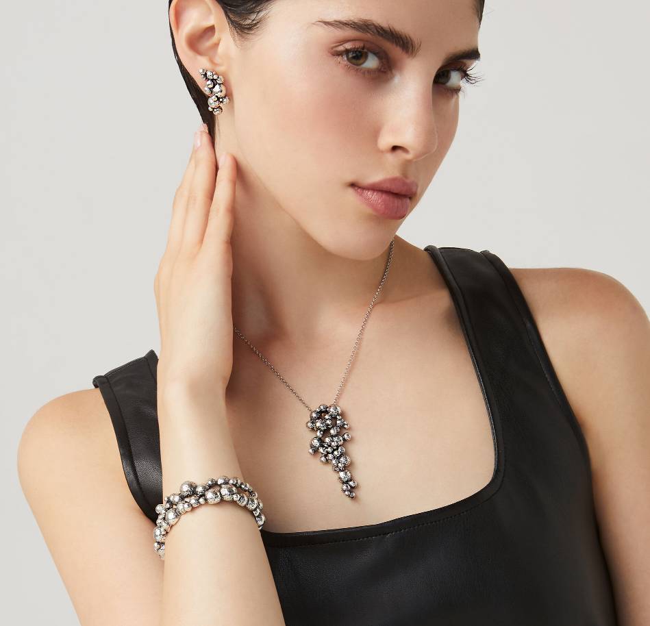 Collana Donna Giovanni Raspini Argento 925 Bubbles Pendente 11575