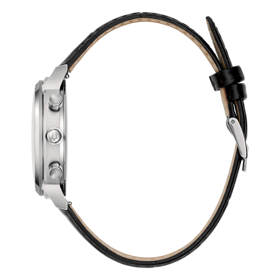 Orologio Uomo Bulova Cronografo Turchese High Precisionist Pelle Nero 96B456