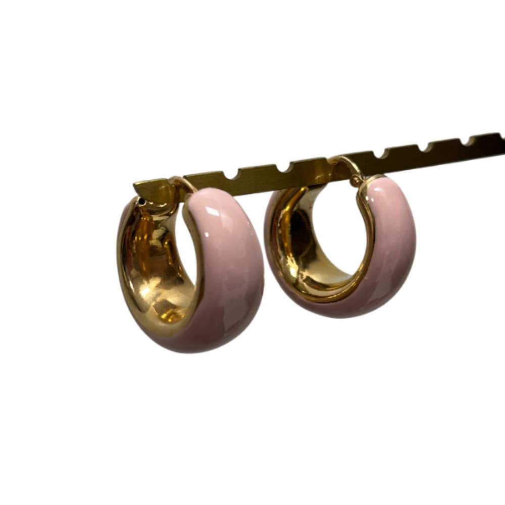 Orecchini Donna Le Gioie di Mavi Argento Smalto Rosa ORE3/G44