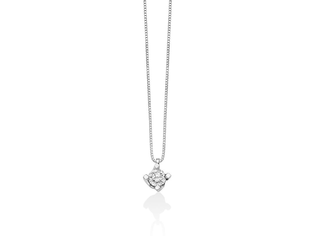 Collana Donna Miluna Punto Luce ORO 750 con  diamanti CLD5065-014G7