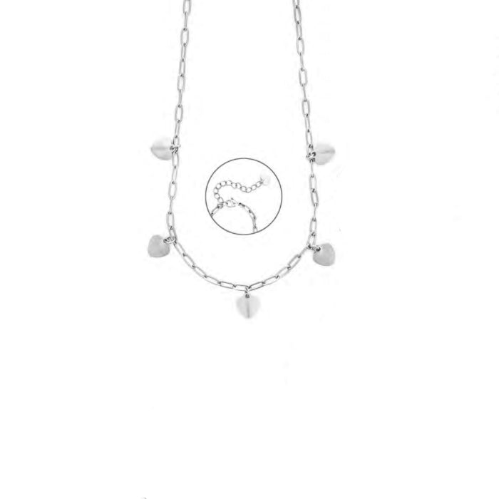 Collana Donna 4US Cesare Paciotti Acciaio Cuori 4UCL8149W