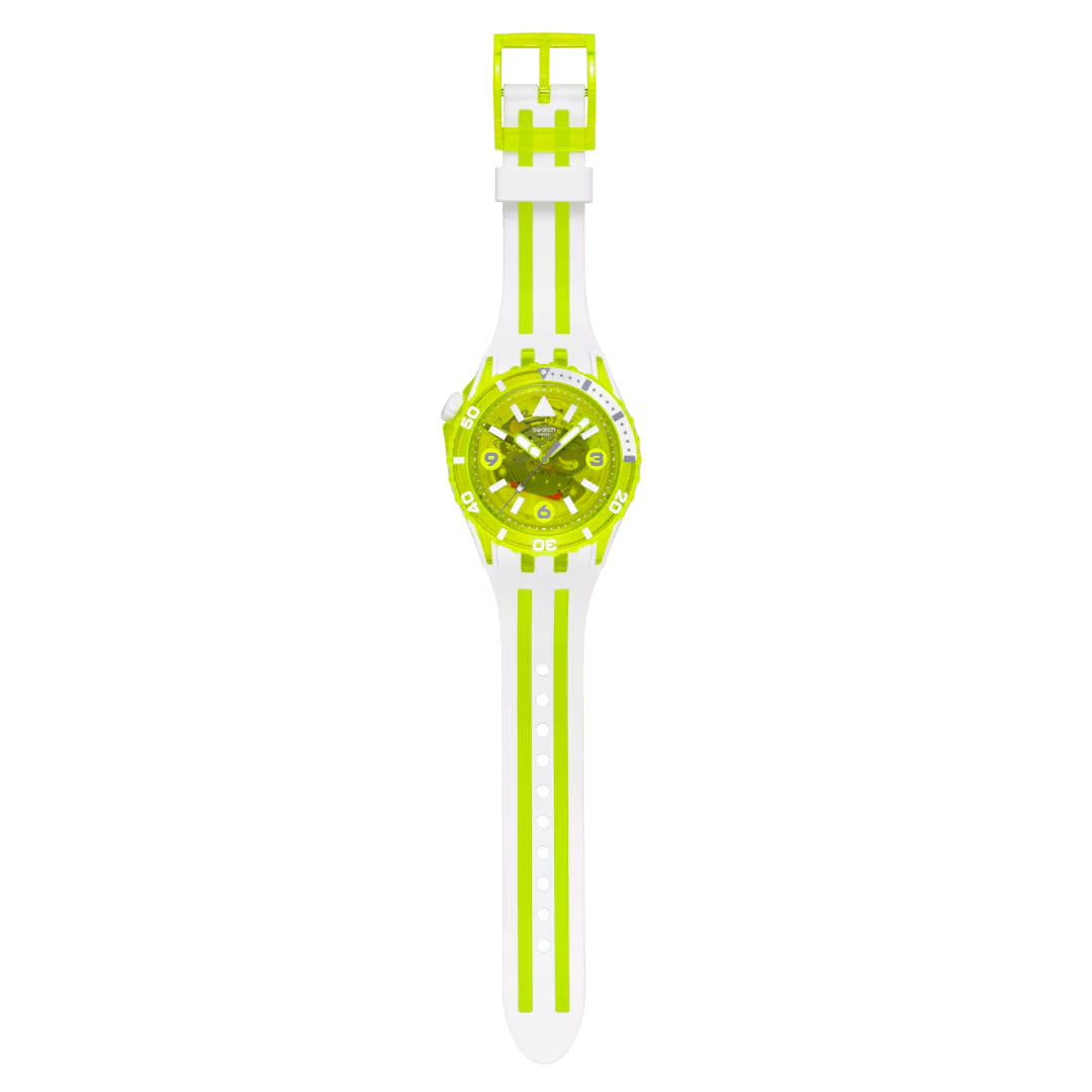 Orologio Unisex Swatch SCUBAQUA EGG YOLK Neon SSCU09J100