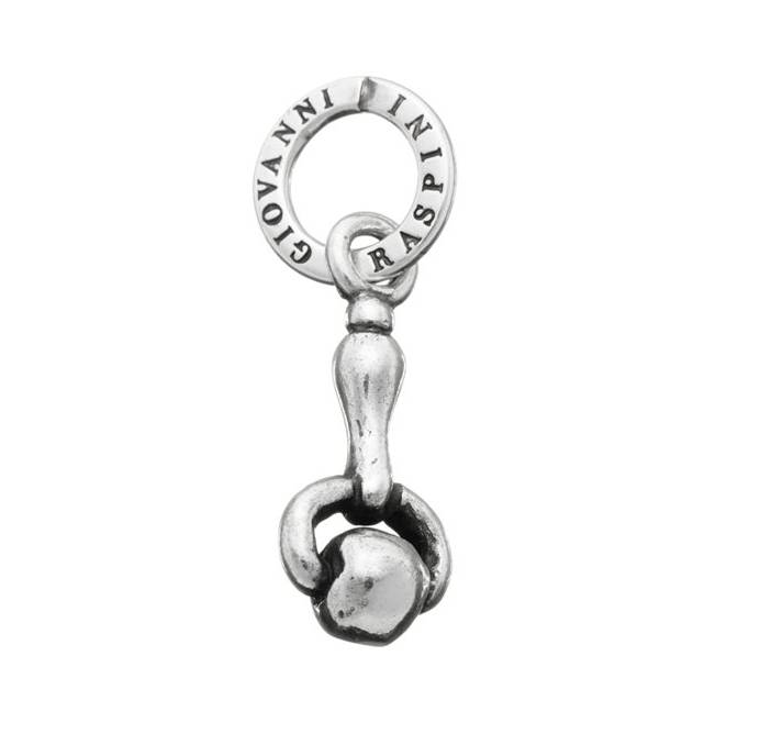 Charm Giovanni Raspini Argento 925 Ciondolo Sonaglietto Realizzato A Mano 06049