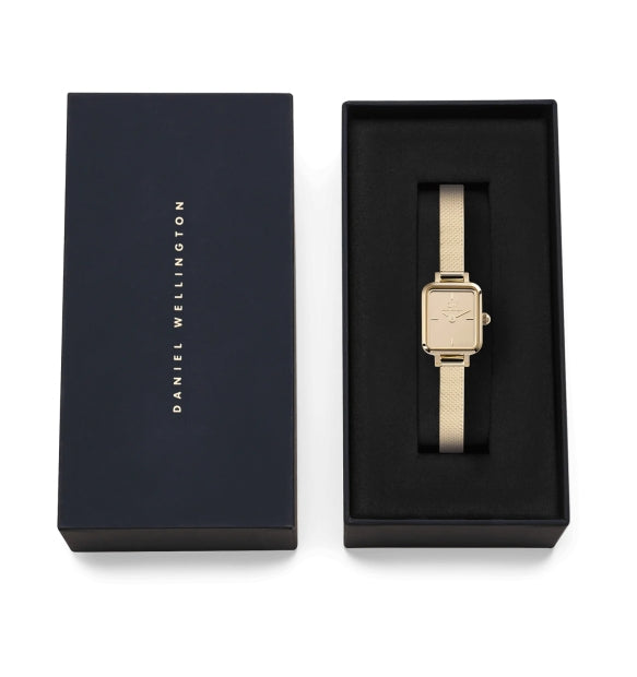 Orologio Donna Daniel Wellington Quadro Mini Acciaio dorato  DW00100801