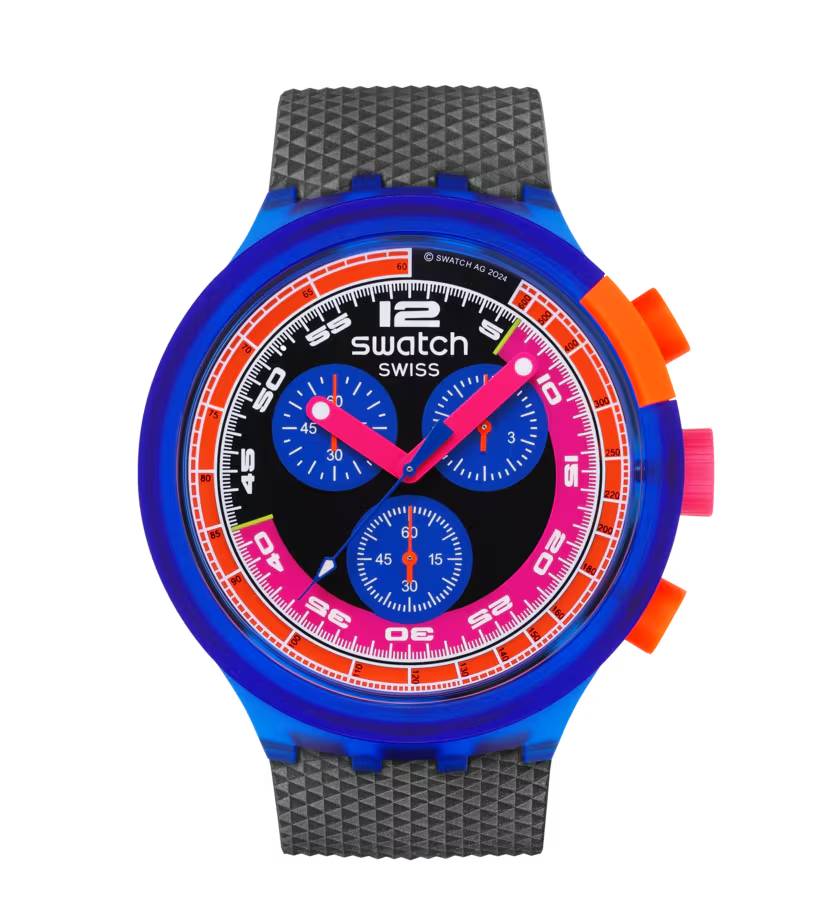 Orologio Unisex Swatch Neon Party To The Max SB06N102