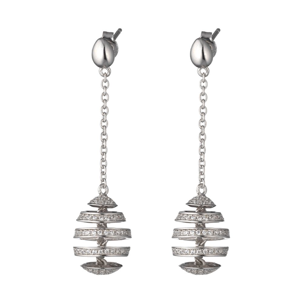 Orecchini Tsars in Argento Zirconi – Olga – 9E20S