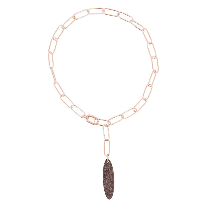 Collana Donna Pesavento Argento 925 Rosè Polvere di Diamanti Ovale WPLVE2879