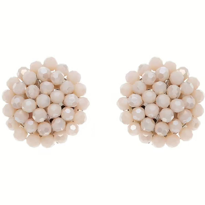 Orecchini Donna Ottaviani Bronzo Argentato Cristalli Rosa  5010630