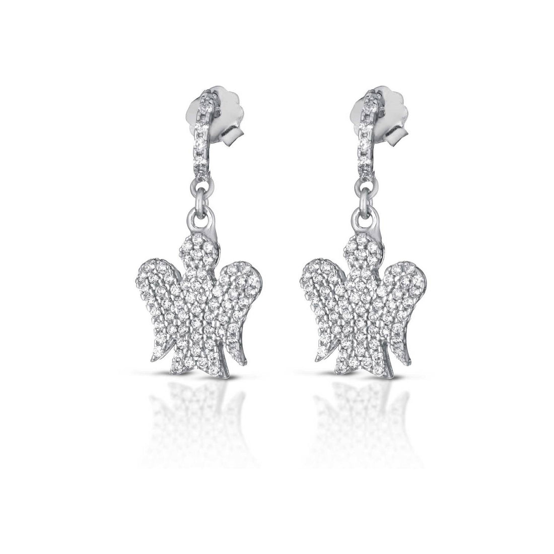 Orecchini Donna Argento 925 Roberto Giannotti Angelo Bianco Zirconi GIA341