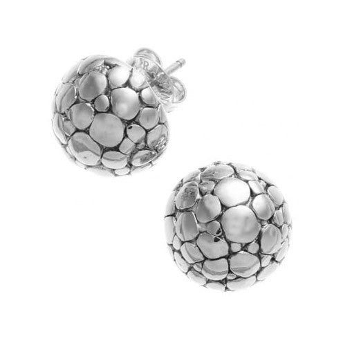 Orecchini Bottone Coccodrillo Argento Donna Giovanni Raspini