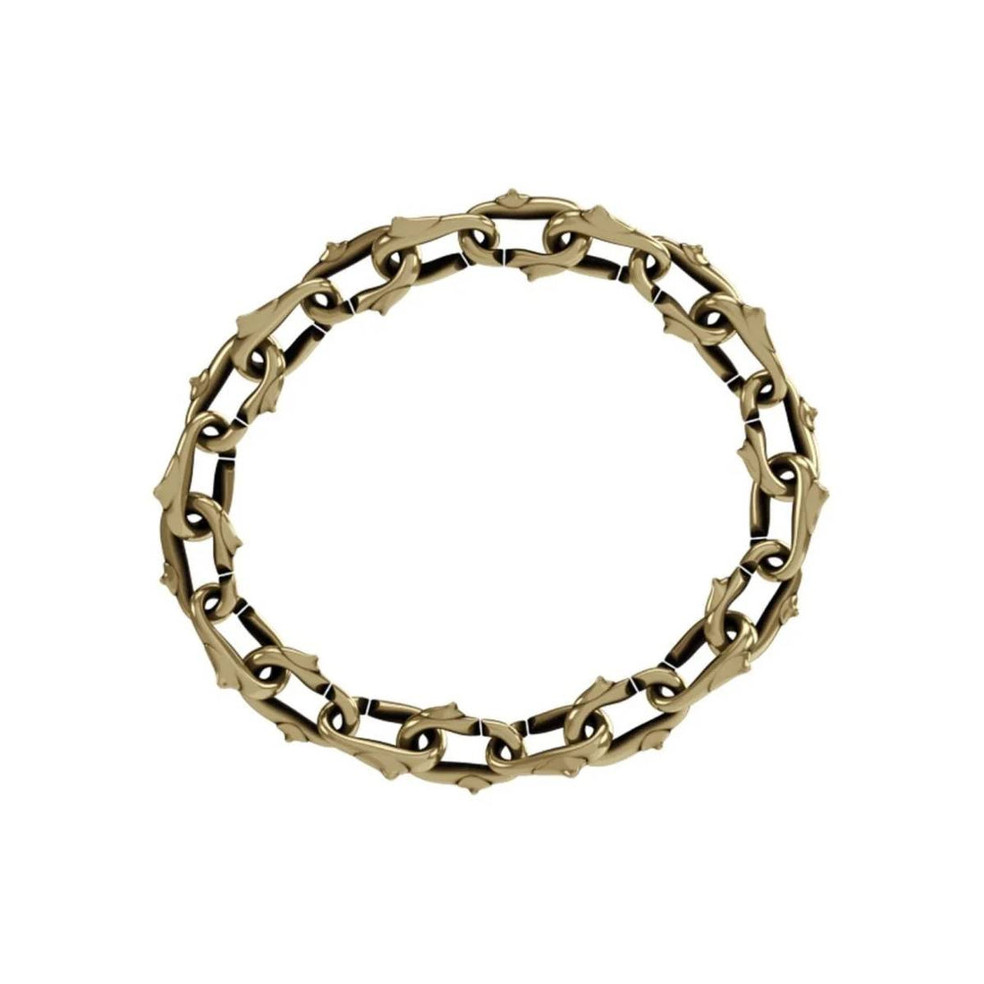 Bracciale Unisex John Richmond Spine 10 mm Bronzo Dorato JRTC07BY