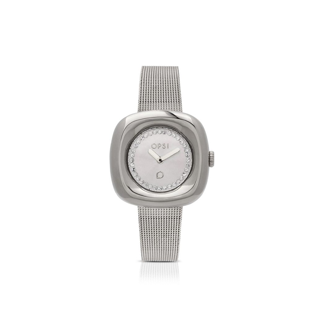 Orologio Donna Ops Curvy Acciaio Quarzo Argentè OPSPW-1077