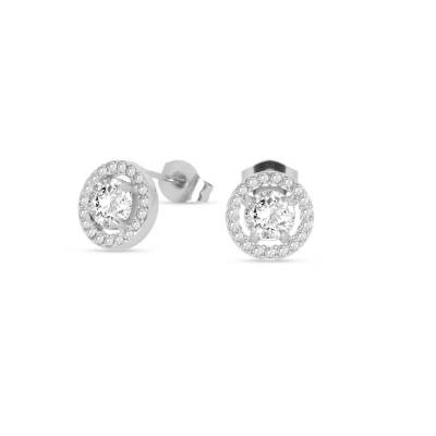 Orecchini Donna Liu Jo Acciaio Punto Luce Zirconi LJ2262