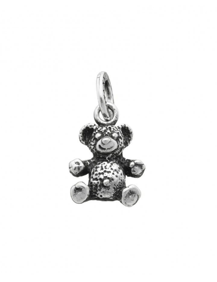 Charm Donna Giovanni Raspini Argento 925 Ciondolo Orsetto Peluche Realizzato A Mano 06048