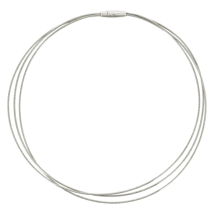 Collana Donna Pesavento Argento 925 Bianco Girocollo Multi Filo WDNAG466