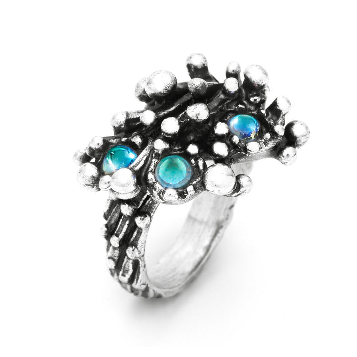 Anello Donna Giovanni Raspini Argento 925 Fireworks Pietre Arcobaleno 11664/16