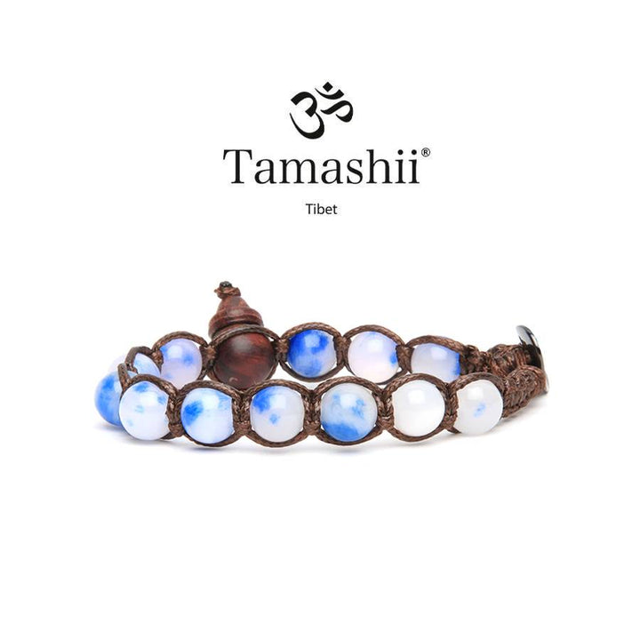 Bracciale Unisex Tamashii Pietra Jade blooms Moonlight lilac BHS900-323