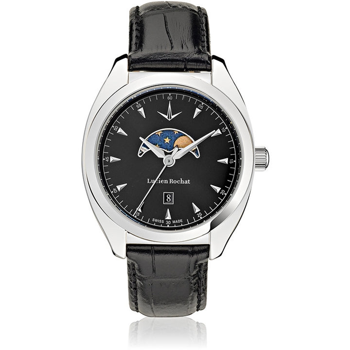 Orologio Uomo Lucien Rochat Acciaio Solo Tempo Fasi Lunare R0451110002